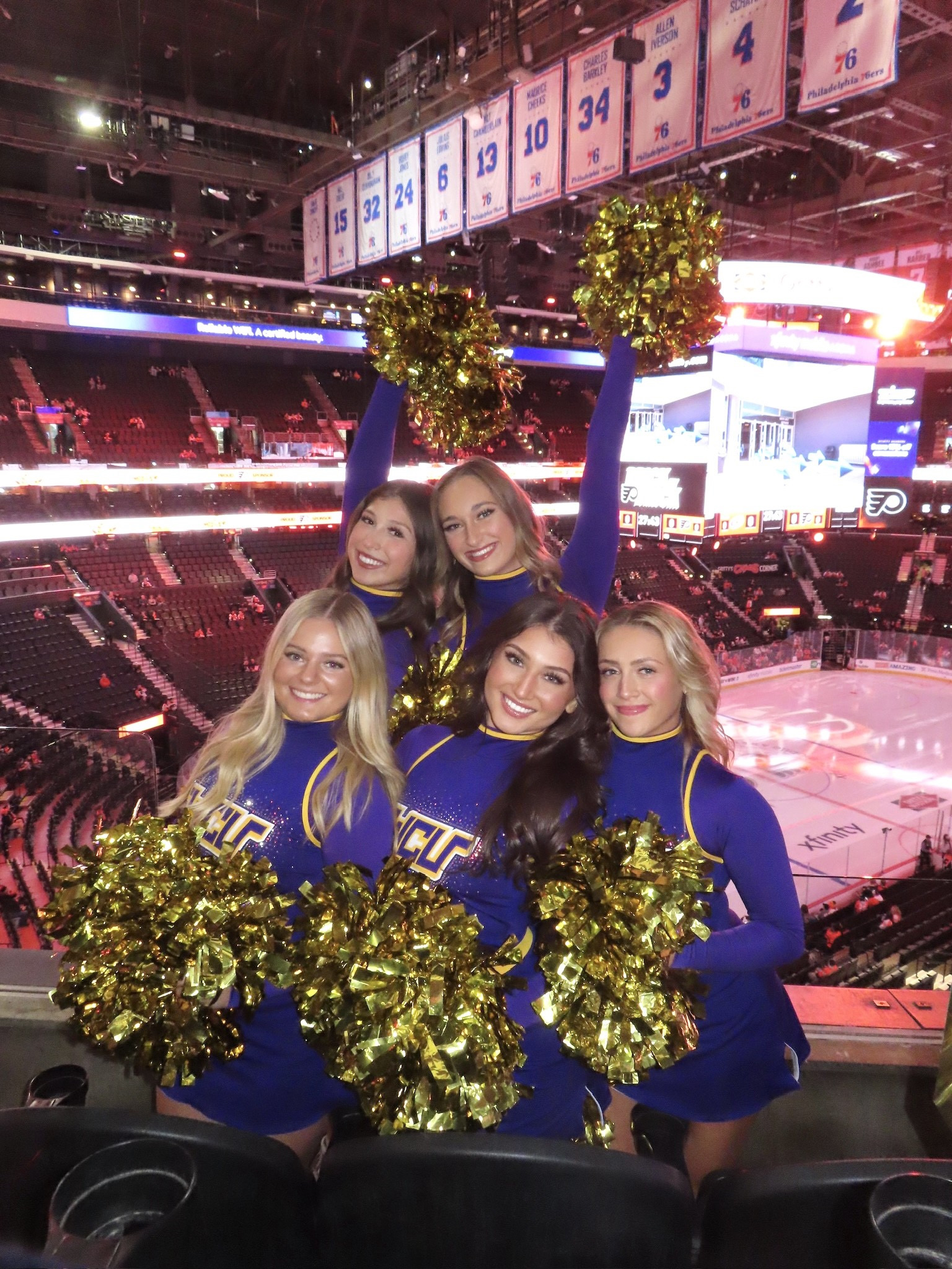 West Chester dance team returns to Flyers game for second consecutive year